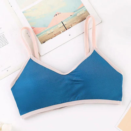 Korean Version of One-piece Bra Sling Sports Gathering Anti Sagging Ring Free Lovely Girl Underwear Bra