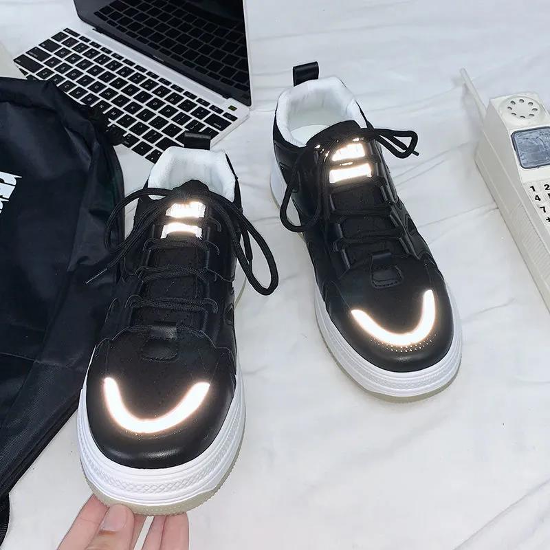 Men's Shoes Trendy Shoes Air Force No. 1 Aj Small White Shoes Men's Korean Version of Sports Casual White Leather Shoes for Boys