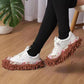 Women's Large Size Household Shoes Female Multifunctional Colorful Flat Soft Sloe Indoor Cleaning Shoes