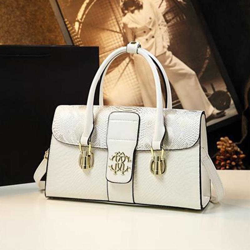 Atmospheric Crocodile Pattern Middle-aged Mother Bag Fashion Snake Pattern Leather Women's Bag Shoulder Messenger Handbag