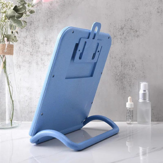 Desktop Makeup Mirror Desktop Vanity Mirror Rectangle Creative Towel Hanging Mirror Bathroom Mirror