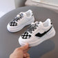 Children's Shoes Spring and Summer Mesh Breathable Plaid Shoes Boys and Girls Sneakers 1-6 Years Old