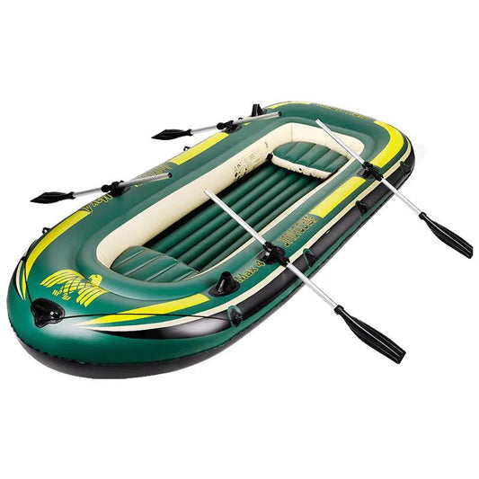 Manual Inflatable Inflatable Boat Thick Wear-resistant Kayak Speed Boat Assault Boat Cushion Life-saving Inflatable Boat Fishing Boat