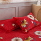 A Pair of Milk Velvet Quilted Pillowcases Thickened Warmth Pillowcase Single Double Bedroom Pillowcase