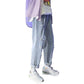 Men's Ripped Jeans Summer Thin Loose Straight Nine-point Pants Casual Pants Men's Trend