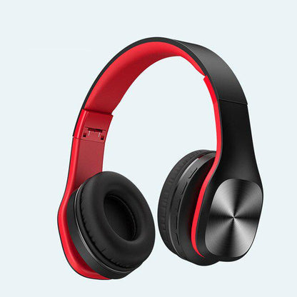 Wireless Bluetooth Headset Quality Stereo Foldable Gaming Headphone with Mic for PC Mobile Phone Mp3