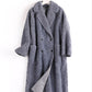 Cashmere Coat Parka Female Sheep Sheared Jacket Long Female Fur Coat Lamb Hair Thicken Warm Plus Size High-end Women Coat