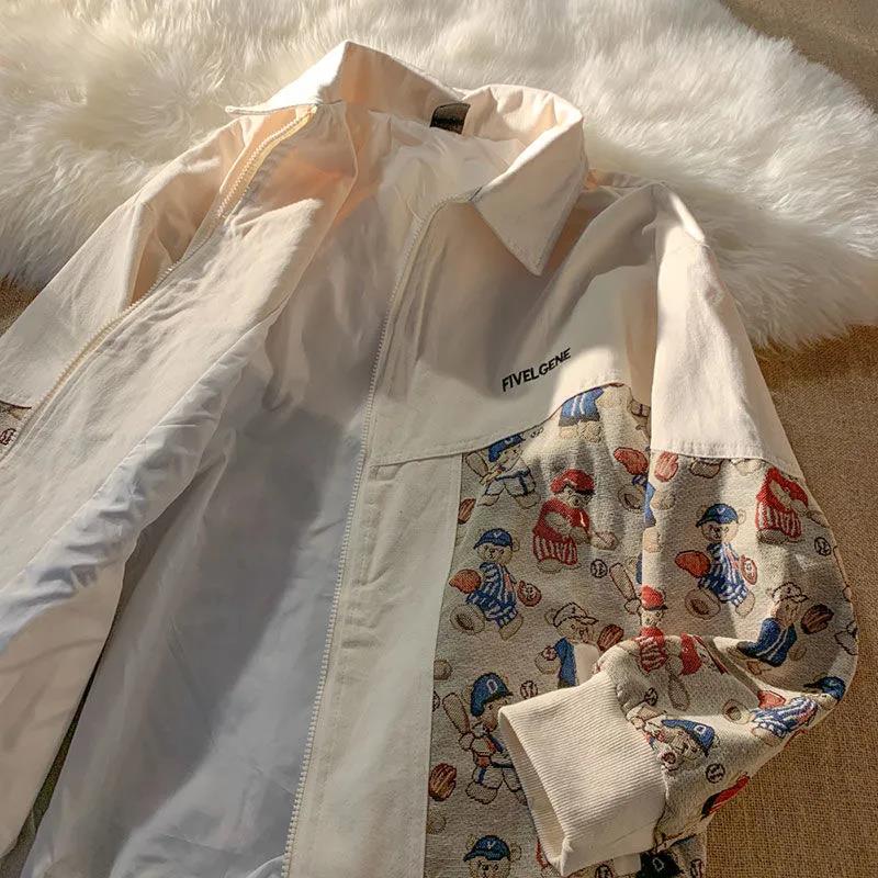 2021 New Spring&Autumn Embroidery Baseball Jacket Women's Coat Men's Couple Bomber Unisex Boyfriend Style Varsity Hiphop Street