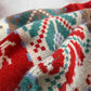 Christmas Sweater Cardigan Jacket Women Loose Thick New Year Red Deer Jacquard Retro Knitted V-neck Long-sleeved Warm Sweater Jacket