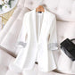 Casual Thin Women's Suit Jacket with Thin Sleeves and Thin Breathable Suit Jacket Women's Casual Temperament Jacket Elegant Blazer