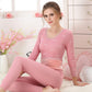 Autumn and Winter Women's Thermal Underwear Plus Velvet Thickening Suit Body Tight Bottoming