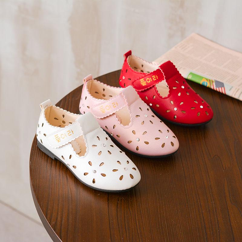 Kids Girls  Children's  hole shoes Single Casual Princess Shoes