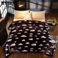 Fashion Printed Blanket Thicken Blanket Winter Comfortable Covered Coral Fleece Blanket