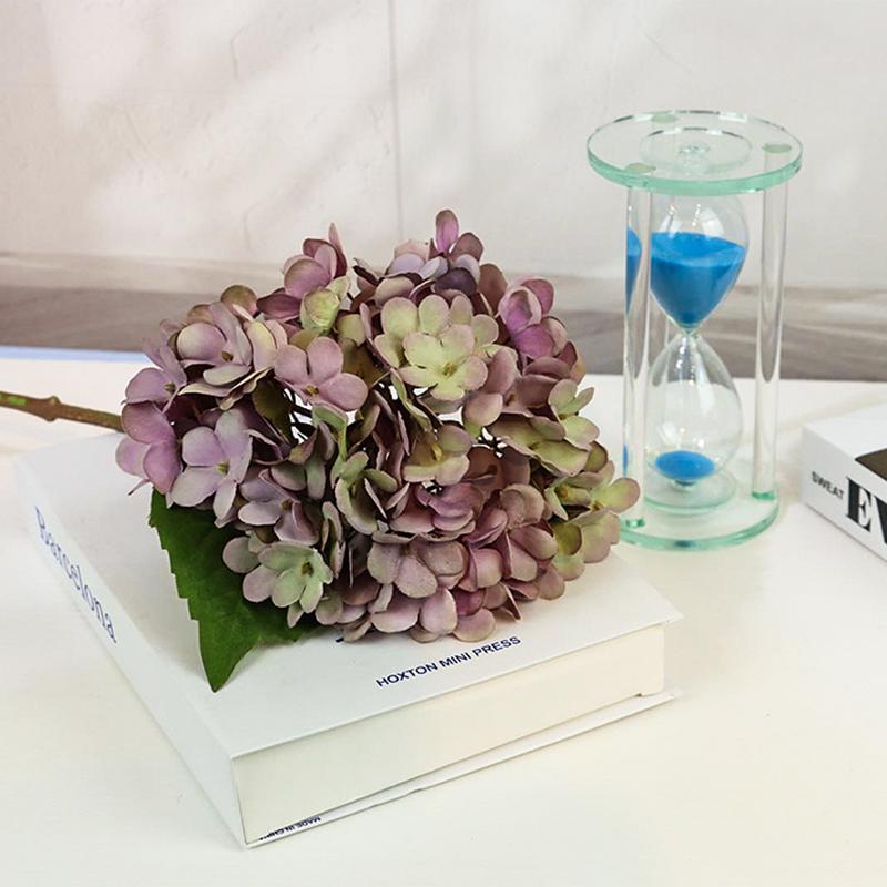 Hydrangea Simulation Flowers Fake Flowers Holding Flowers Living Room Arrangements Coffee Table Decoration Home Furnishings Table Setting Flowers