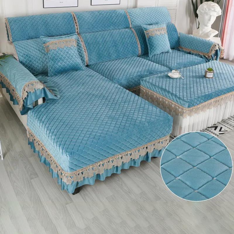 Sofa Cushion Combination Sofa Cushion Cover Four Seasons General Fabric Non-slip Cushion Chinese All-inclusive Sofa Cover