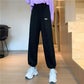 Sports Pants Women's Spring and Autumn Thin Section Net Red Salt Loose-fitting Straight Casual Trousers High Waist Harem Pants