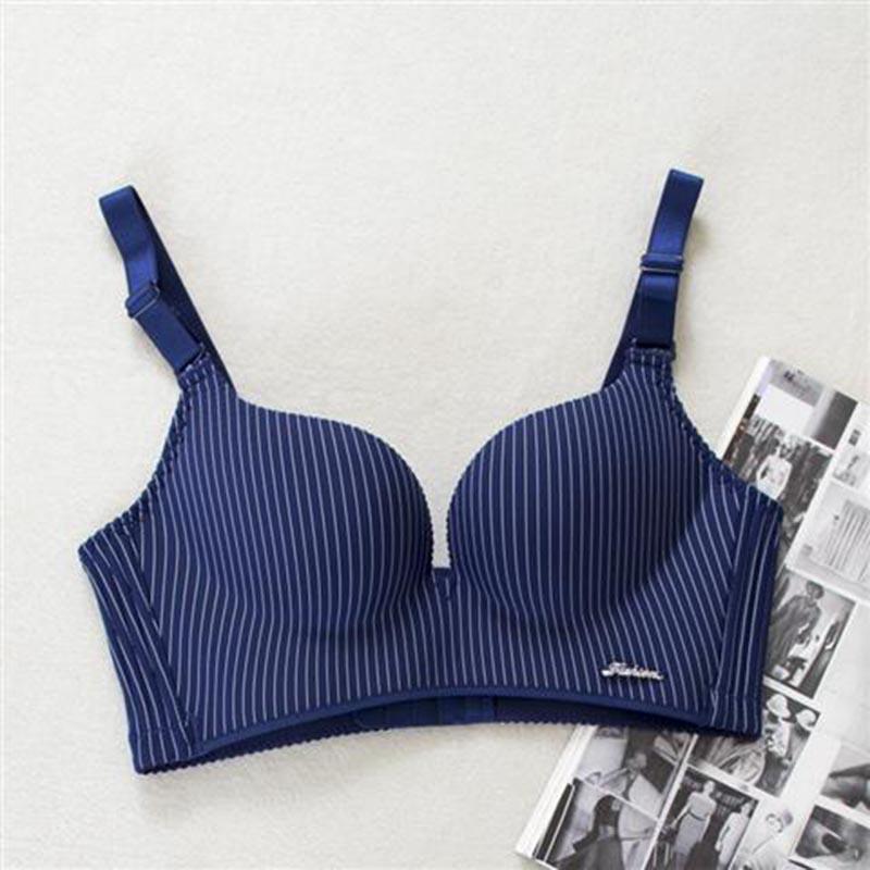 Women Bra Push Up Sexy Soft Bra Big Size Adjustable Lingerie Gather Seamless One-Piece Lady Bra