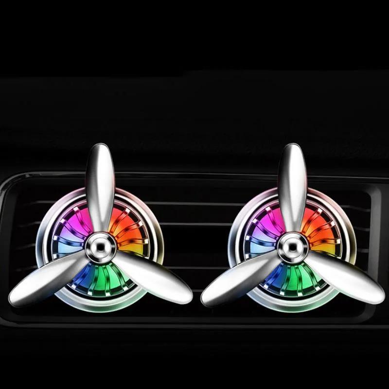 Car Aroma Diffuser Simulation Propeller Engine Decoration Accessories Air Conditioning Outlet Plug-in