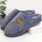 Couple Slippers Striped Cloth Bottom Warm Slippers Non Slipping Shoes