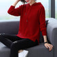 Spring  Autumn Hooded Sweater Women's Top Long Sleeve Knitted Sweater Coat All-match Hoodie Bottoming Shirt