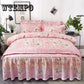 Bed Skirt Four Sets Bedding Princess Sanding Bed Skirt Bed Cover Three Sets