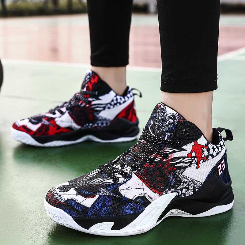 Women Mesh Sneakers Wear-resistant Basketball Shoes Deodorant Comfortable Outdoor Running Shoes