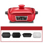 British Multi-function Cooking Pot Barbecue Meat Boiler Household Electric Pot for Frying and Cooking Fried Egg Barbecue Plate