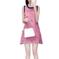 Bow Chiffon Vest Women's Summer Dress Sleeveless Round Neck Above The Knee  Home Dating Party Daily Wear