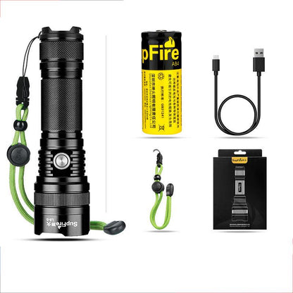 L6-S Strong Light Flashlight Rechargeable Ultra-bright Long-range LED Multi-function Outdoor Special Forces 5000