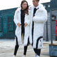 Fur Jackets Fashion Trend Domineering Imitation Fox Fur Mid-length Fur Lovers Windbreaker