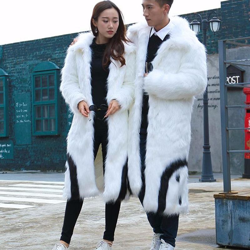 Fur Jackets Fashion Trend Domineering Imitation Fox Fur Mid-length Fur Lovers Windbreaker
