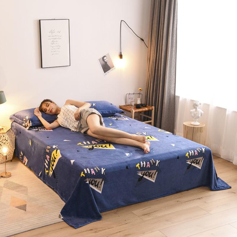 Autumn and Winter Universal Plus Velvet Thick Warm Blanket Flannel Bed Sheet Coral Fleece Blanket Four Seasons Blanket Nap Air Conditioning Blanket