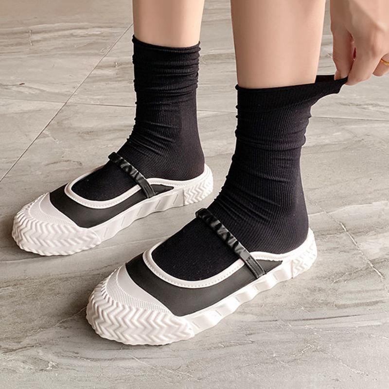 Solid Color All-match Slip-on Sandals and Slippers Baotou Half Slippers Women's Outer Wear Flat-heeled Loafers Comfortable and Light