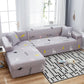 Solid Color Elastic Universal Slipcover All-inclusive Anti-slip Sofa Covers Towel for Dining Room 1/2/3/4 Seater Stretch Sofa Covers