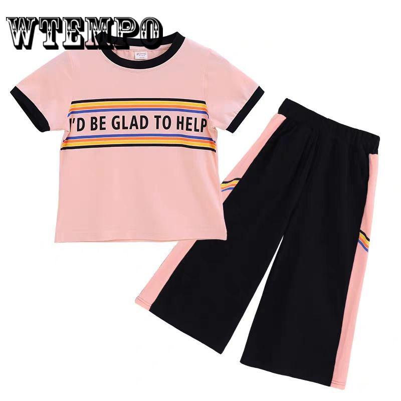 T-shirt Baby Girls Sleeveless Outfit Clothes Set