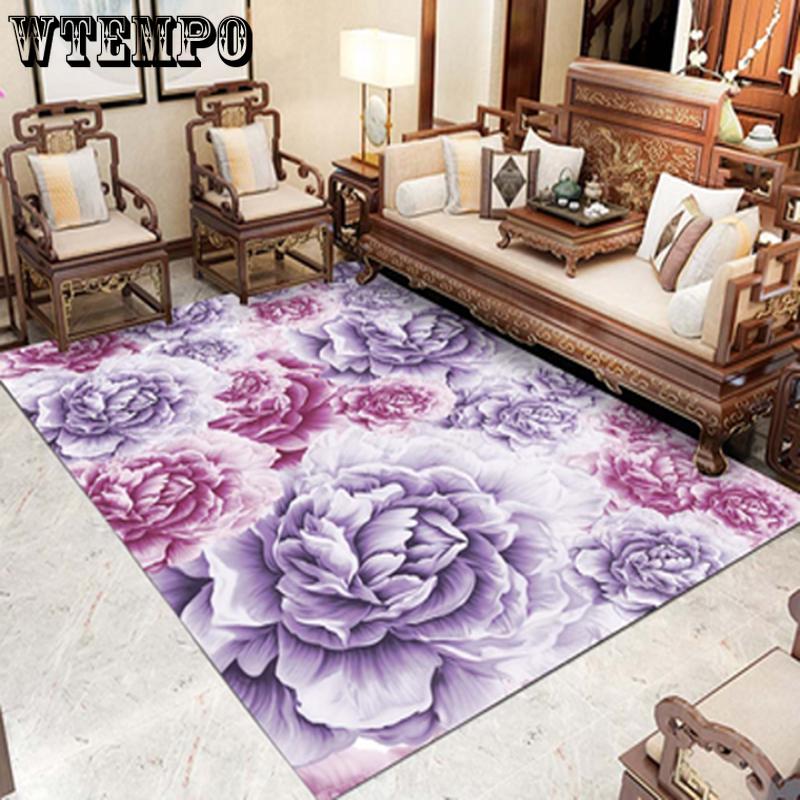 Chinese Style Living Room Carpets Rectangular Rugs Sofa Coffee Table Mat Bedroom Yoga Pad Study