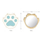 Cat Paw Mini Makeup Mirror Alloy Holiday Gift Women Girl Portable HD Makeup Mirror Irregular Shape