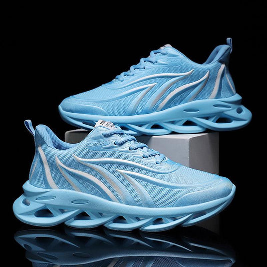 Men's shoes summer wild flying woven sports shoes men's running mesh breathable tide shoes