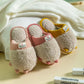 Autumn and Winter Warm Cotton Slippers with A Full Sense of Design Flat Shoes Indoor and Outdoor Non-slip Casual Slippers Light Soft Shoes