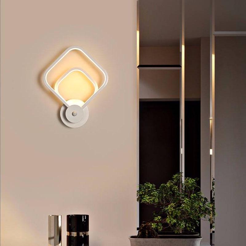 Led Bedroom Bedside Wall lamp Creative Modern Lamp Art Wall lamp Acrylic Corridor Staircase Lights