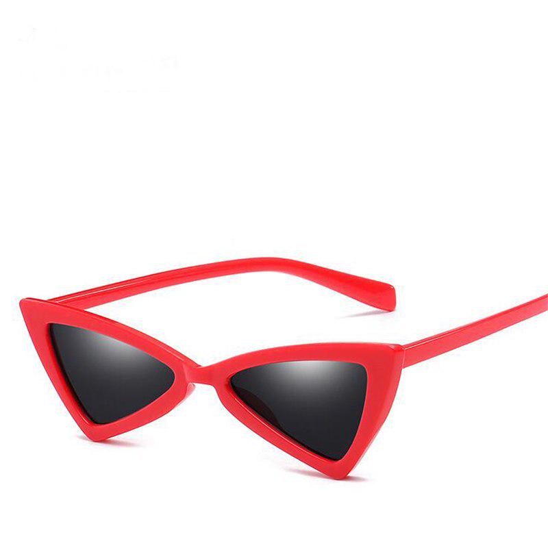 WTEMPO 2019   New Anti-UV Triangular Frame Sunglasses Women Fashion Trend PC Frame Vintage Sun Gla