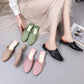 Slippers Women's Summer Fashion Korean Version Casual All-match Comfortable Low-heeled Baotou Slippers Non-slip Soft Bottom Jelly Slippers