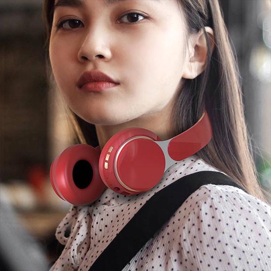 Multifunctional Bluetooth Headphone Multifunction Stereo Wireless Headset with Mic FM Radio Earphone