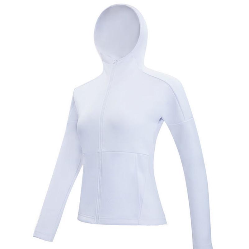 Hooded Sports Jacket Women's Loose and Thin Quick-drying Fitness Tops Running Training Yoga Clothes Long Sleeves