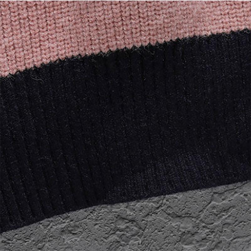 Striped Sweater Men's Autumn Casual All-match Bottoming Sweater Men's Sweatershirts Tide