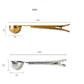 Stainless Steel Milk Powder Gram Measuring Spoon Coffee Measuring Spoon Multifunctional Food Bag Sealing Clip Spoon 2-in-1 Measuring Spoon Clip