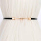 Women's Sweater Skirt Belt Girls Leather Cool Thin Belt Dress Waist Chain Ladies Decorative Belt