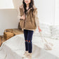 Girls' Leggings Autumn and Winter 2021 Plus Velvet Thickening Thin Velvet Warm Baby Children's Pants Stretch Outer Wear