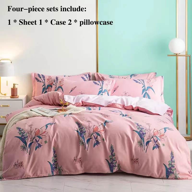Printing Bed Single Four-piece Sheets Are Set of Homes for Home Beds