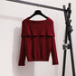 Women's Fall/winter Suit Women's Age-reducing Knit Sweater Sweater and Plaid DressTwo-piece Suit